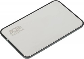 Фото 1/2 Внешний корпус для HDD/SSD AgeStar 3UB2A8S-6G SATA III USB3.0 пластик/алюминий серебристый 2.5"