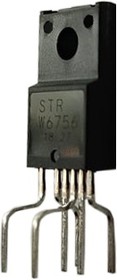 Фото 1/2 STRW6756, ШИМ-контроллер со встроенным ключом, 650В/15А, 240Вт, [TO-220F-6 Formed Leads]