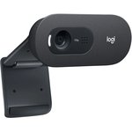 Камера Web Logitech C505e черный 1.2Mpix (1280x720) USB2.0 с микрофоном для ...