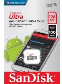 Фото 1/6 Micro SecureDigital 128Gb SanDisk Ultra® Class 10 UHS-I [SDSQUNR-128G-GN6MN]