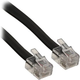 AT-S-26-6/6/B-7/R, Cable Assembly Modular UTP 2.13m 26AWG RJ-12 to RJ-12 6 to 6 POS PL-PL Bag