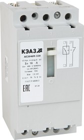Выключатель автоматический АЕ2046М-100-1А- 12Iн-400AC-У3 | 104612 | КЭАЗ