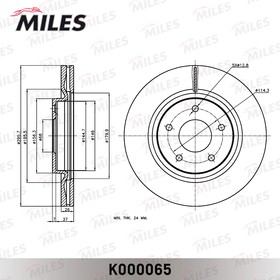 Фото 1/4 Диск тормозной передний NISSAN QASHQAI 07-/X-TRAIL 07-/RENAULT KOLEOS 08- (TRW DF4964) K000065