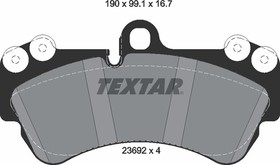 2369202, К-кт дисковых колодок VW TOUAREG 02-10, PORSCHE CAYENNE 03-,