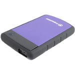 Портативный HDD Transcend StoreJet 25H3 1Tb 2.5, USB 3.0, фиол, TS1TSJ25H3P
