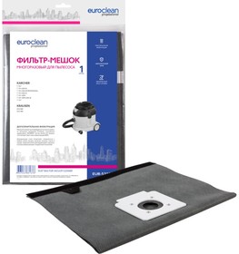 Фото 1/4 Мешок-пылесборник многоразовый с текстильной застежкой для KARCHER/KRAUSEN до 18 литров EUR-5212