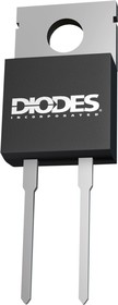 Diodes Inc 600V Fast Recovery Epitaxial Diode Rectifier & Schottky Diode, 2-Pin TO220AC DTH3006D
