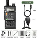 Рация UV-S9 PRO ( 136-174/400-520) МГц /10 Вт/2800 мАч, черная 00029466