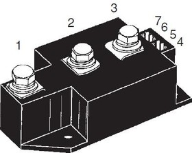 Фото 1/2 MCC310-12IO1, Discrete Semiconductor Modules 310 Amps 1200V