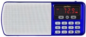 Perfeo радиоприемник цифровой ЕГЕРЬ FM+ 70-108МГц/ MP3/ питание USB или BL5C/ цвет синий (i120-BL) [PF_5027]