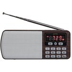 Perfeo радиоприемник цифровой ЕГЕРЬ FM+ 70-108МГц/ MP3/ питание USB или BL5C/ ...