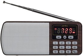 Perfeo радиоприемник цифровой ЕГЕРЬ FM+ 70-108МГц/ MP3/ питание USB или BL5C/ коричневый (i120-BK) [PF_A4463]