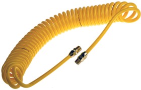 Фото 1/3 4m, Polyurethane Recoil Hose, with R 1/4 connector