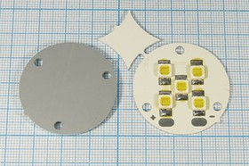Светодиодный модуль, белый x5, 35x 2, NO LENS