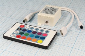 Фото 1/4 Светодиодный контроллер&ДУ, 12&24В, RGB, T31