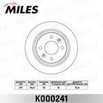 K000241, Диск тормозной Hyundai i10 1.1 08-; Kia Picanto 1.0-1.1 04- передний ...