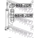 NSS-J32R, Опора заднего амортизатора
