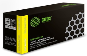 Фото 1/4 Картридж лазерный Cactus CSP-W2072A желтый (700стр.) для HP Color Laser 150a/150nw/178nw MFP/179fnw MFP