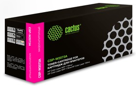 Фото 1/5 Картридж лазерный Cactus CSP-W2073A пурпурный (700стр.) для HP Color Laser 150a/150nw/178nw MFP/179fnw MFP