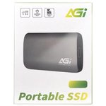 Внешний диск SSD AGI ED138 AGI2T0GIMED138, 2ТБ, серый