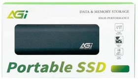 Фото 1/6 Накопитель SSD AGi USB-C 2TB AGI2T0GIMED198 черный