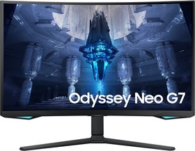 Монитор Samsung 32" Odyssey Neo G7 S32BG752NI Curved VA 16:9 3840x2160x165Hz 1ms 350cd 1М:1 178/178 1,07 млрд HDMIx2 DP USB3.0x2 HAS Pivot T | купить в розницу и оптом