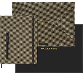 Фото 1/6 Набор Moleskine Limited Edition Prescious & Ethical Shine блокнот/ручка перьевая/папка-конверт XLarge линейка руч.:Kaweco золотистый