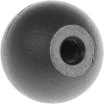 Black Ball Clamping Knob, M8, Threaded Hole