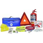 3878, Набор автомобилиста (огнетушитель ОП-2,аптечка Н/О,знак,трос ...