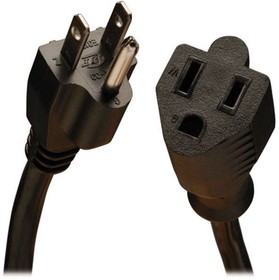 P024-010, AC Power Cords 10FT,5-15P/5- 15R,15A,14AWG