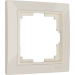 Рамка из поликарбоната на 1 пост Snabb Basic слоновая кость W0012003