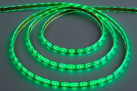 Светодиодная лента 12В, зеленый, 4,8 Вт/м, SMD3528, IP68, 10x4