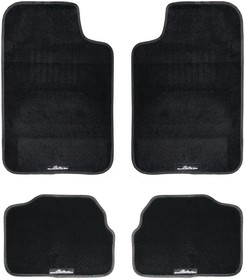 Фото 1/6 ACMCM05, Ковры ковролиновые в салон автомобиля универсальные, комплект из 4х ковров, цвет - черный (ACM-CM-05