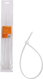 Фото 1/5 ACTN13, Стяжки (хомуты) кабельные 4,8*400 мм, пластиковые, белые, 10 шт.(ACT-N-13) AIRLINE