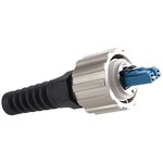17-300200, Fiber Optic Connectors SM IP67 Dplx LC Plug Kit Plstic w/Cap
