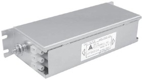 30TDVST2, Power Line Filters Filter, 3-Phase, 3-Wire, Vertical, 480VAC, 30A, Chassis, Term Block-Term Block