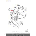 1420513 Натяжитель/pulley assy - tension