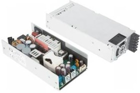 GCU500PS12, Switching Power Supplies AC-DC OPEN FRAME PSU, 500W, IND+MED, CONV RATING