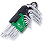 Набор коротких Г-образных ключей Torx T10-T50, 9 предметов GAAL0913