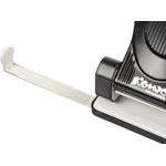 Дырокол Комус MPBK20 до 20 лист., металл, с линейкой и блокиратором, чёрный