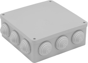 Распределительная коробка IP55, 160x160x60 мм, 12 вводов, КМ-346