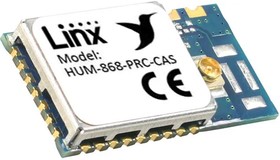 HUM-868-PRC-CAS, Sub-GHz Modules 868MHz HumPRC Series Remote Control Transceiver, Castellation Interface, External Antenna Connection