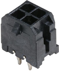 44914-0401, Разъем типа провод-плата, 3 мм, 4 контакт(-ов), Штыревой Разъем, Micro-Fit 3.0 CPI 44914 Series