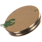 Неодимовый магнит диск 25х2 мм с клеевым слоем, 2шт, 9-1212398-002
