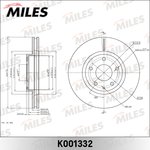 K001332, Диск тормозной Mazda 6 (GJ, GL) 12-, CX-5 11-17 передний 297 x 28 Miles