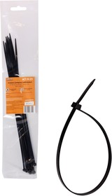 Фото 1/4 Стяжки (хомуты) кабельные 3,6300 мм, пластиковые, черные, 10 шт. AIRLINE ACTN25