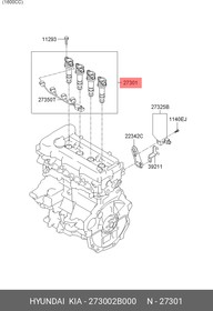 273002B000, Катушка зажигания
