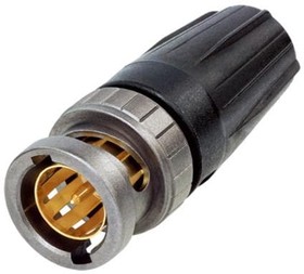 NBNC75BDD6X-D, Cable End BNC rearTWIST Without Rear Boot-Cable O.D. 4 to 8mm.