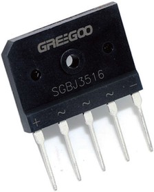 SGBJ3516, Диодный мост 3-фазный 35А 1600В [SGBJ]