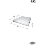 EKR7049, Фильтр салона угольный